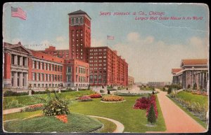 Vintage Postcard 1907-1915 Sears & Roebuck Offices, Chicago, Illinois (IL)