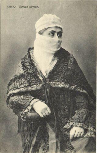 egypt, CAIRO, Turkish Woman, Niqab (1910s)