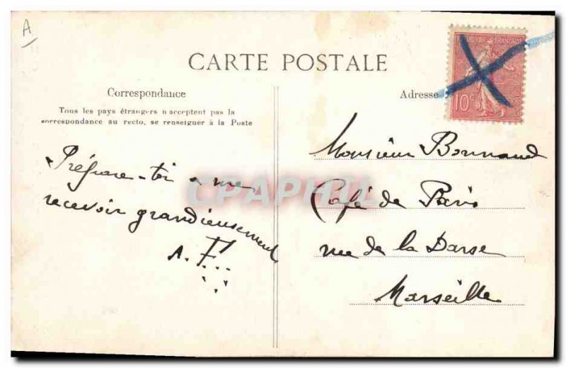 Old Postcard Fallieres