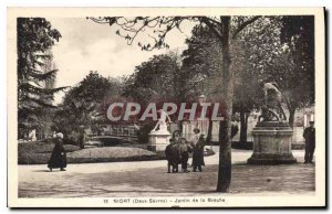 Old Postcard Niort Deux Sevres Garden Breche