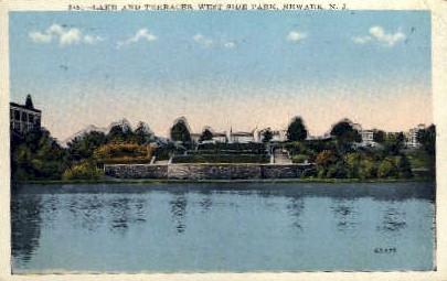 Lake and Terraces, West Side Park Newark NJ 1930