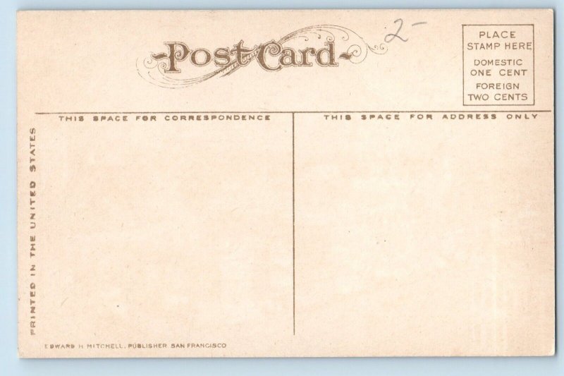 Ogden Utah UT Postcard Looking Toward Wasatch Mountains Exterior Building c1910