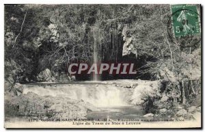 Old Postcard Cave Saint Andre excursion near Nice Tram Line Nice Levens