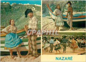 Postcard Modern Nazare Portugal typical aspects