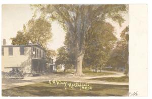 Northfield MA Street View Store Fronts Tinted RPPC Real Photo Postcard