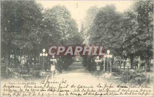 Old Postcard Vichy La Grande Allee