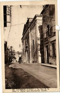 CPA LAUZERTE Rue de la Poste l'Église (982715)