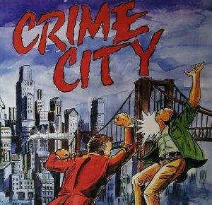 Crime City Arcade Flyer 1988 Original Retro Game Art Retro Classic 8.5 x 11