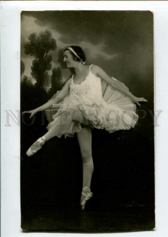 3105935 AUTOGRAPH Russian BALLET DANCER Art Nouveau Old PHOTO