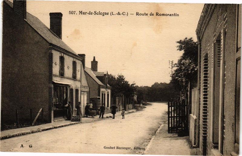 CPA Mur-de-SOLOGNE (L.-&-C.) - Route de ROMORANTIN (209055)