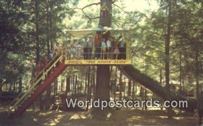 Santa's Tree House Slide Bracebridge, Muskoka Canada Unused 