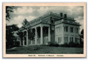 Sigma Nu Fraternity University of Missouri Columbia MO UNP Albertype Postcard R6