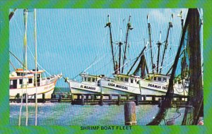 Typical Shrimp Fleet Gulf Coast Of Texas