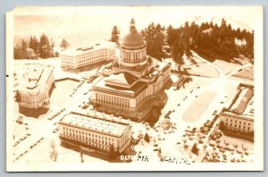RPPC Real Photo Postcard - Olympia, Washington State Capitol