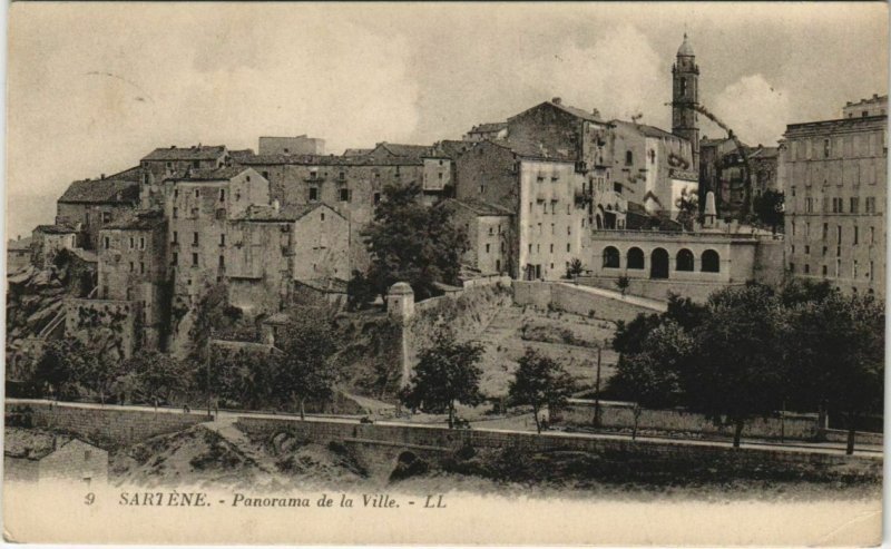 CPA Sartene Panorama de la Ville CORSICA (1078056)