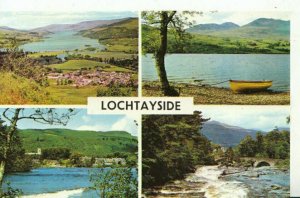 Scotland Postcard - Views of Lochtayside - Perthshire - Ref 12594A