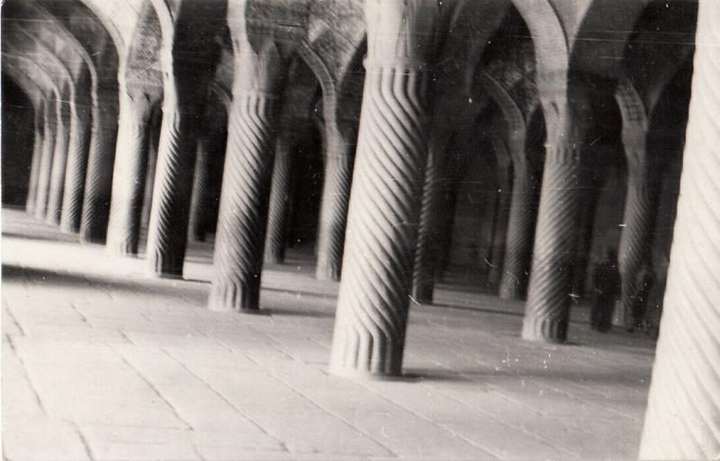 Iran Real Photo Postcard the Mosque of Vakil Shiraz interior real photo postcard