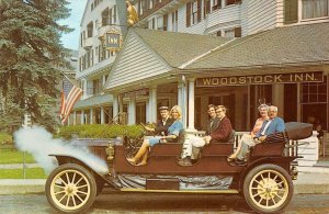 1911 Stanley Steamer Car, Woodstock Inn, Vermont c1960s Vintage Postcard