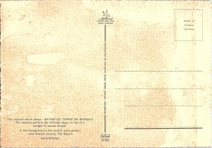 Philippines Mayon Volcano Native Dance Sayaw Ed Tapew Na Bangko Postcard