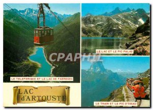 Postcard Modern Lake Artouste Lake and Peak Palas