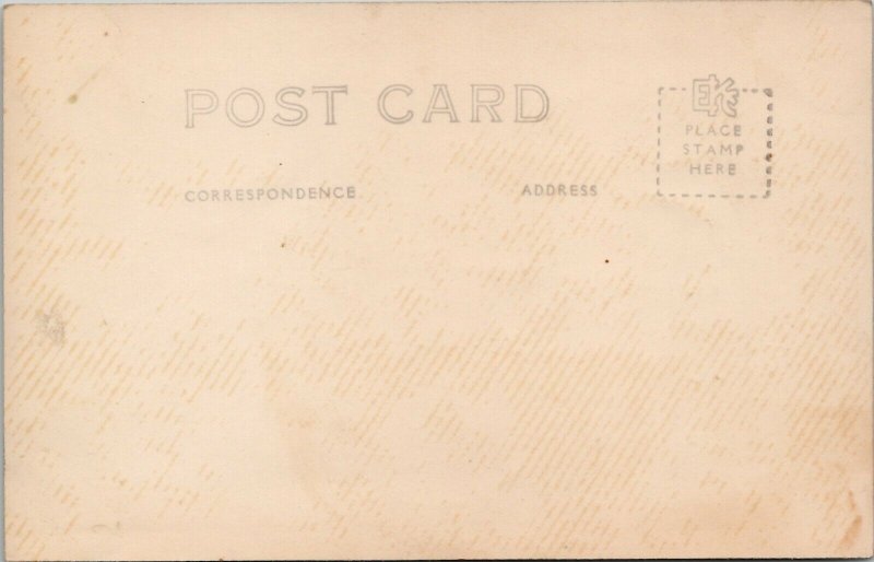 RPPC Handsome Sailor Cracker Jack Suit Signed AL Portrait Postcard V15