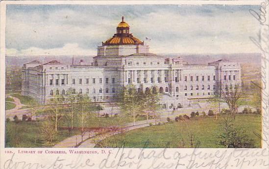 Library Of Congress Washington DC 1906