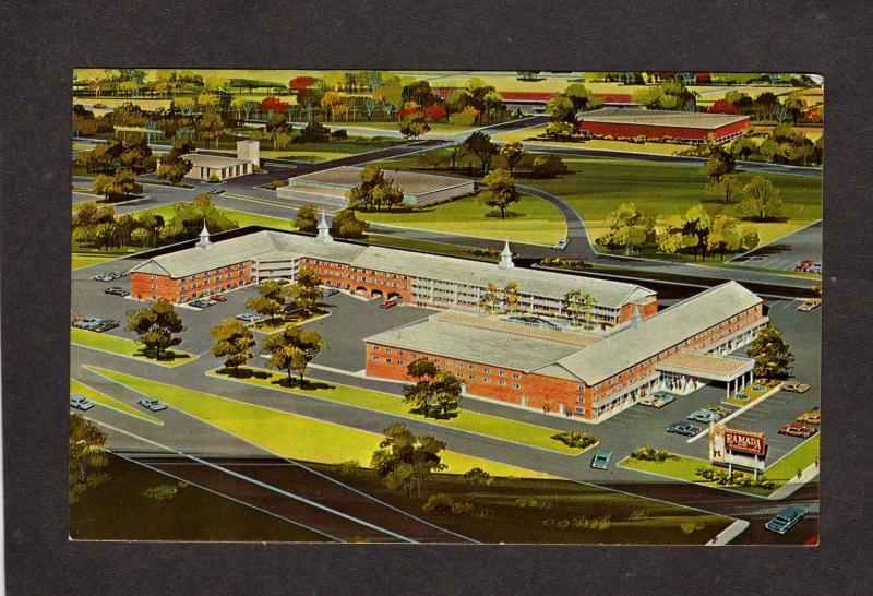 KS Ramada Inn Hotel Motel Topeka Kansas Postcard