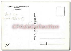 Old Postcard Pretty Entraygues the Aveyron General view