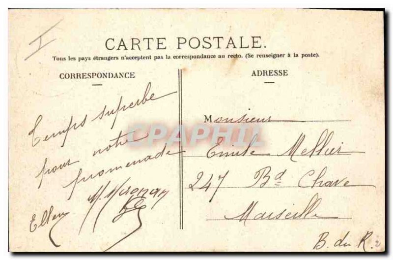 Old Postcard Louvesc Ardeche Boulevard des Elegants