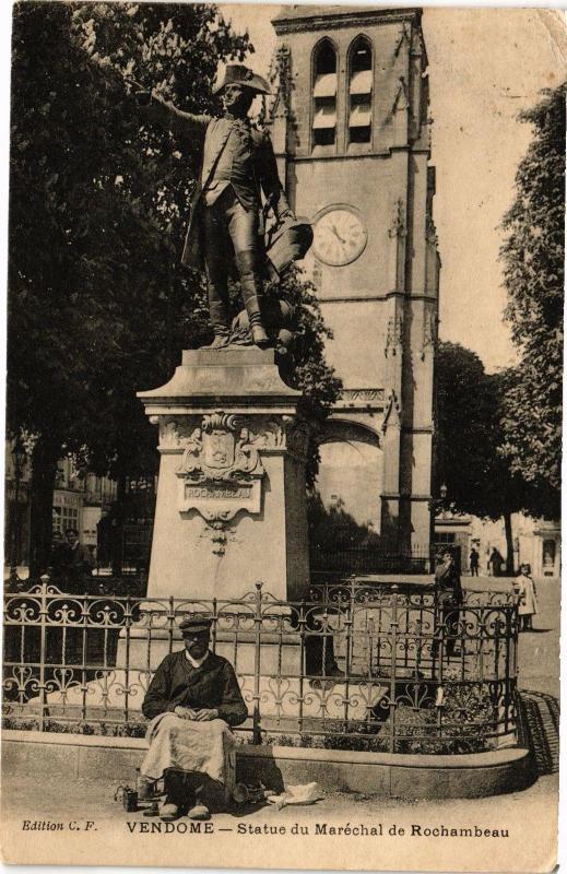 CPA VENDOME - Statue du Marechal de RoCHAMBONeau (208502)