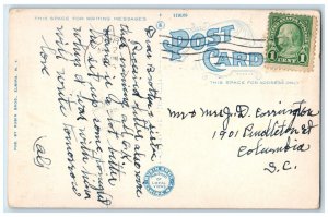1915 State Reformatory Exterior Field Elmira New York Vintage Antique Postcard