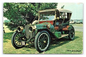 1911 Crawford Postcard Service Notice Allen Buick Co. Racine Wisconsin