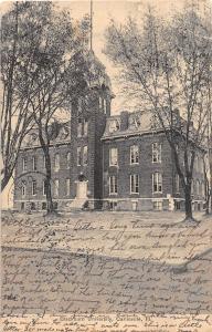 Illinois Il Postcard 1909 CARLINVILLE Blackburn University Building