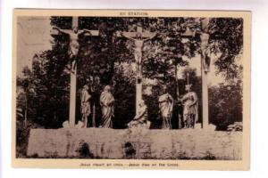 Ste Anne de Beaupre Quebec, Jesus at XII Station of Cross, Soldiers,