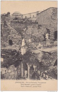 General View- Pool Of Bethesda, Jerusalem, Israel, Asia, 1910-1920s