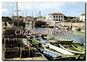 Postcard Modern Ile De Re The Harbor And The Village A Ars