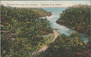 Postcard Priestman River Near Port Antonio Greetings From Jamaica