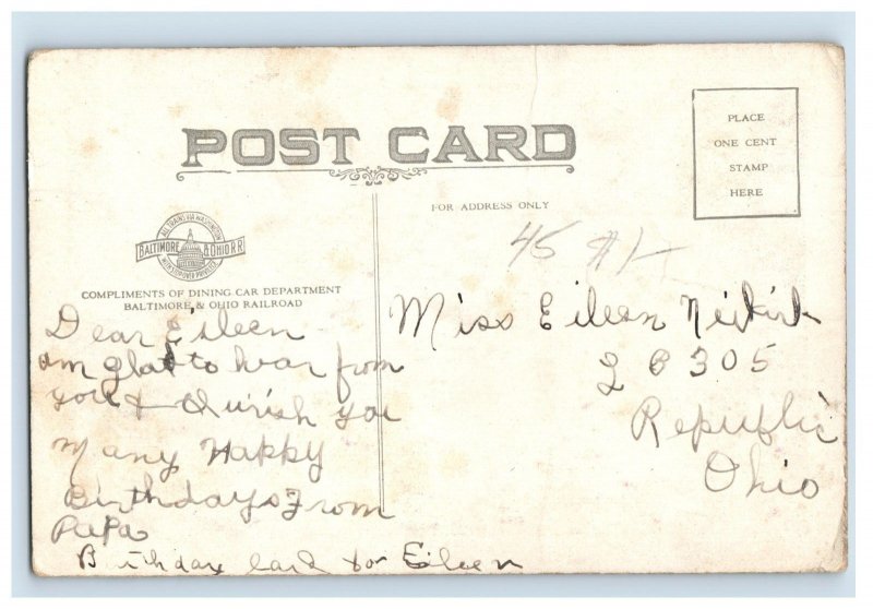 1908 Cheat River Grade, Baltimore & Ohio Railroad, Rowlesburg W.VA Postcard P30E