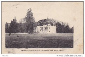 Rouvres-sur-Aube (Haute Marne) , Chateau vue de derriere , France , PU-1920