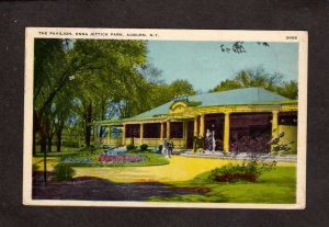 NY The Pavilion Enna Jettick Park Auburn New York Vintage US Postcard