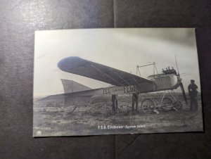 Mint Germany Aviation RPPC Postcard FEG Monoplane