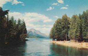 Glacier National Park MT, Montana - McDonald Creek - pm 1955