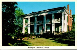 Vtg Arlington Historical Shrine Antebellum Home Birmingham Alabama AL Postcard