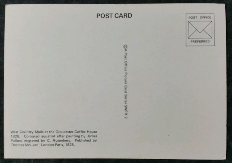 Royal Mail PPC: West Country Mails At Gloucester Coffee House, Piccadilly SWPR2 