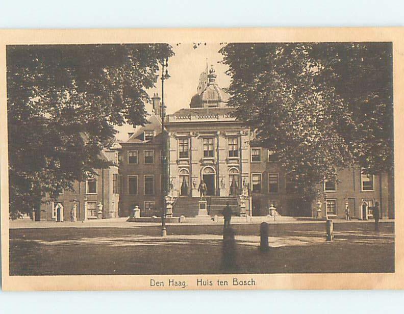 Unused Old Postcard HUIS TEN BOSCH Den Hagg - The Hague Netherlands F5405