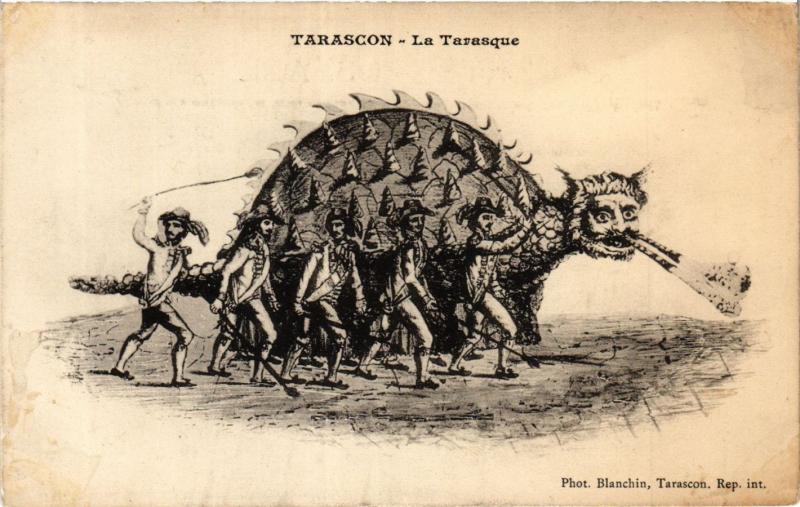 CPA TARASCON La Tarasque (339847)