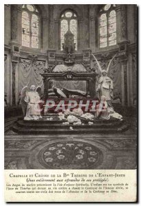 Postcard Old Chapel and Hunting B Therese of the Child Jesus