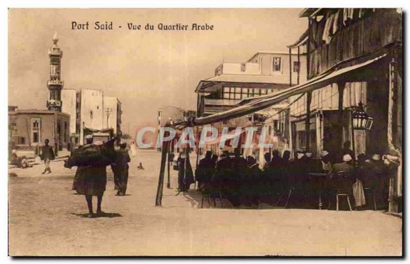 Afrique - Africa - Egypte - Egypt - Port Said - vue du Quartier Arabe    - CPA 