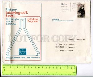 400332 GERMANY 1979 y real posted Mannheim COVER ADVERTISING Boehringer medicine