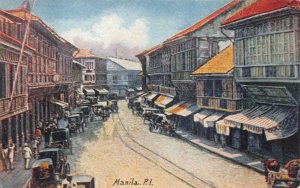 MANILA PHILIPPINES WOMAN'S WORLD MAGAZINE AD ILLINOIS POSTCARD (c. 1910)